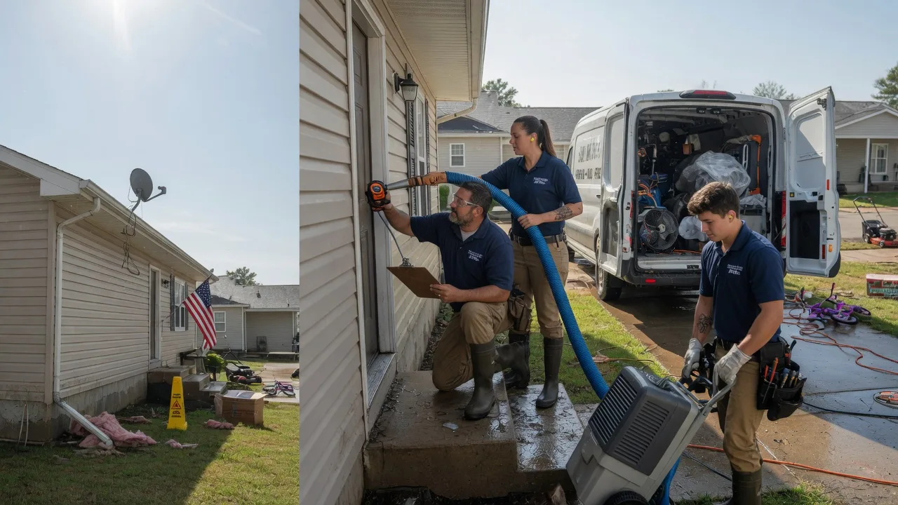 Ceiling Water Damage Restoration in Benton, MS near me